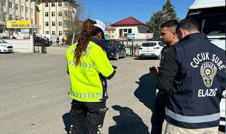 Elazığ’da okul önü denetimleri sürüyor