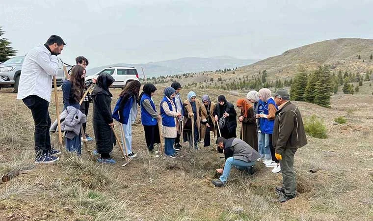 Öğrenciler fidan dikiminde buluştu