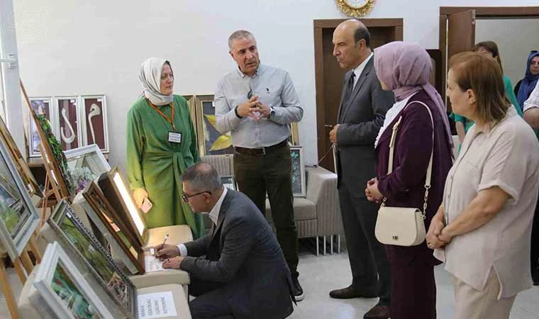 Elazığ’da el sanatları sergisi açıldı