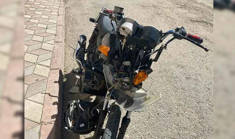 Elazığ’da motosiklet kazası: 1 yaralı