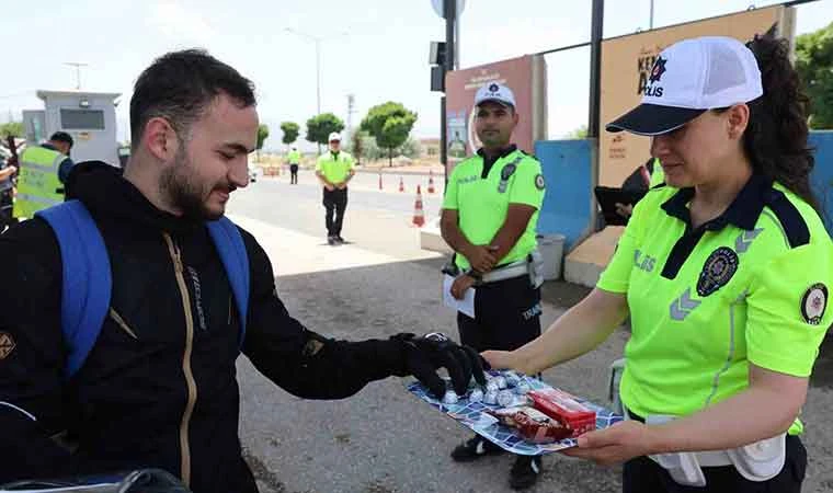 Elazığ’da ‘Yolun sonu bayram olsun’ mottosuyla denetim