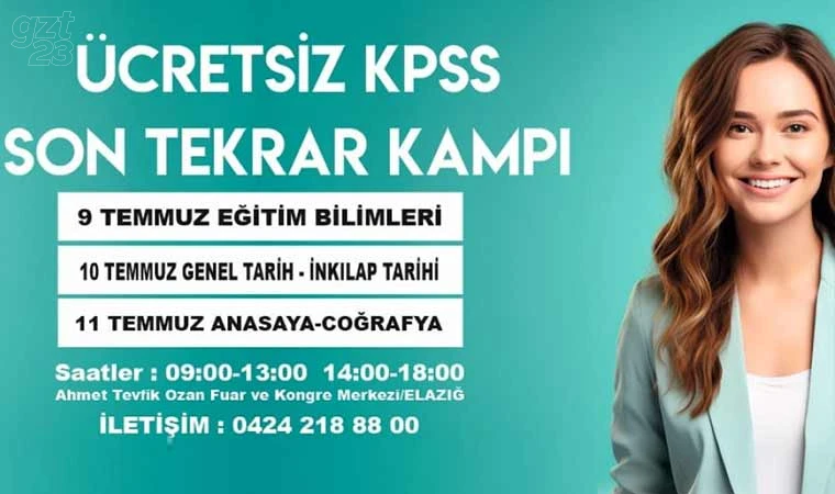 Belediyeden ücretsiz KPSS kampı