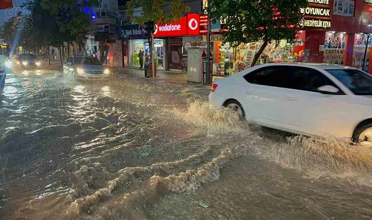 Elazığ’da sağanak etkili oldu