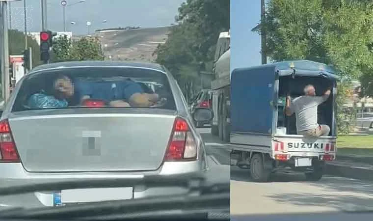 Elazığ’da tehlikeli yolculuk