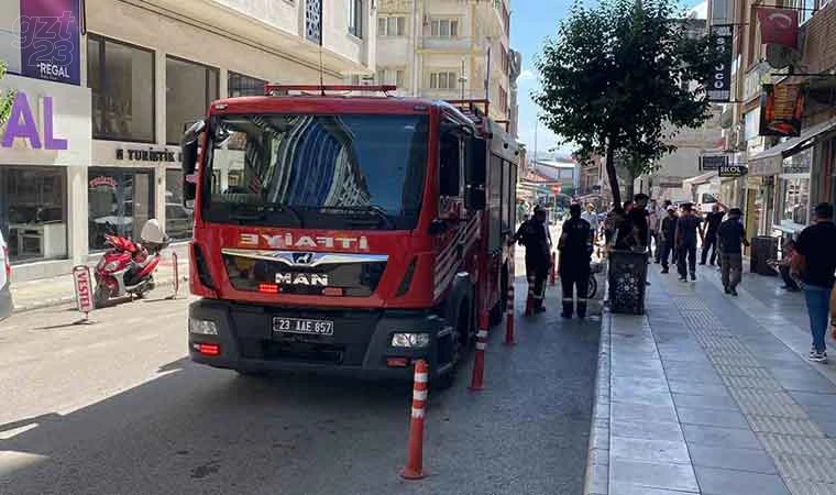 Elazığ’da baca yangını