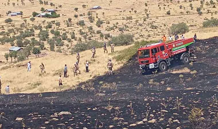 Elazığ’da otluk alanda çıkan yangın kontrol altına alındı