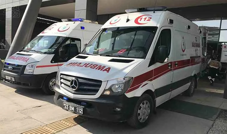 Elazığ’da zincirleme trafik kazası: 2 yaralı