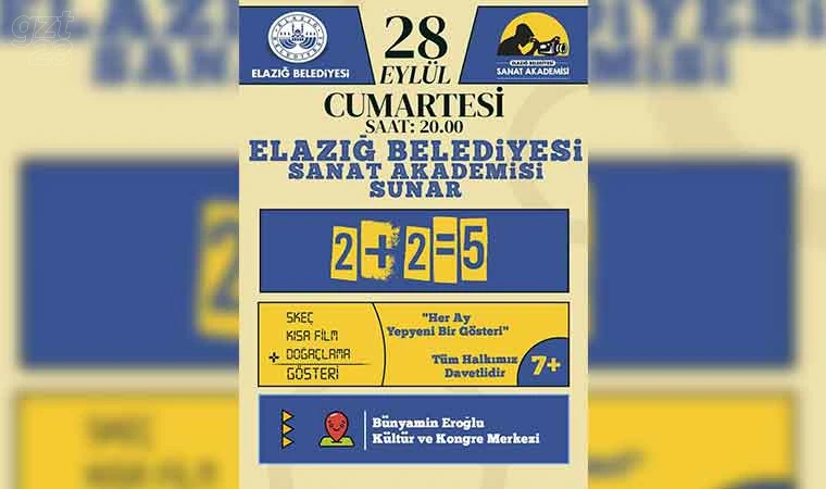 Elazığ Belediyesi Sanat Akademisinden yeni gösteri