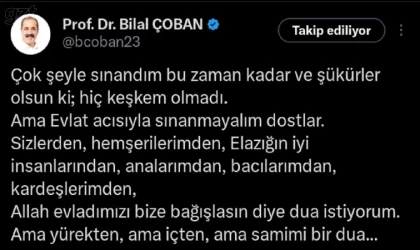 Prof. Dr. Bilal Çoban’ın oğlu trafik kazası geçirdi