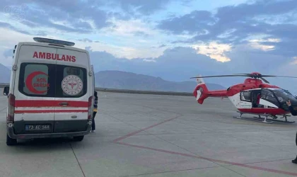 Helikopter 2,5 aylık bebek için havalandı