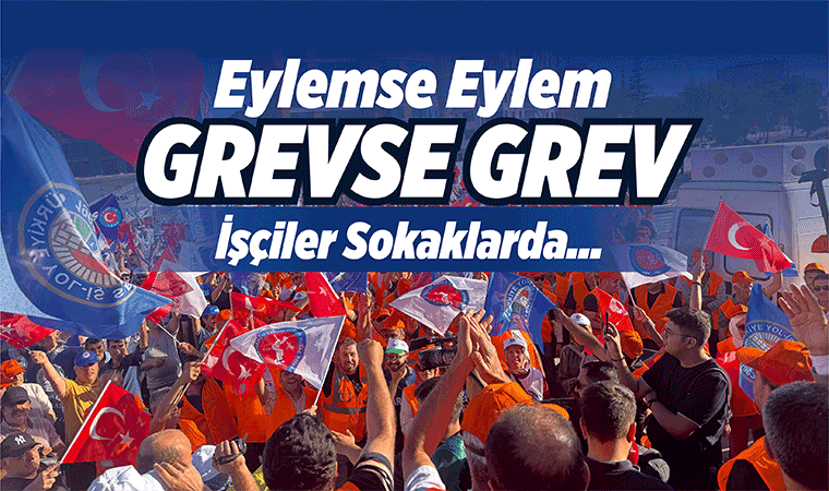 Elazığ'da işçiler meydana döküldü