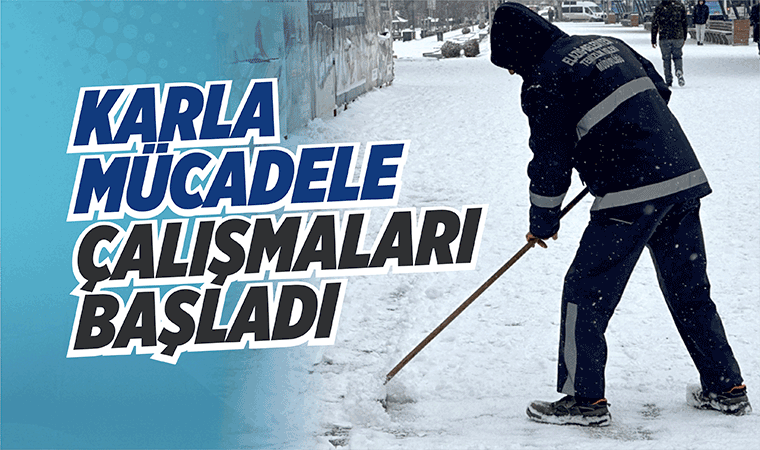 Karla mücadele çalışmaları sürüyor