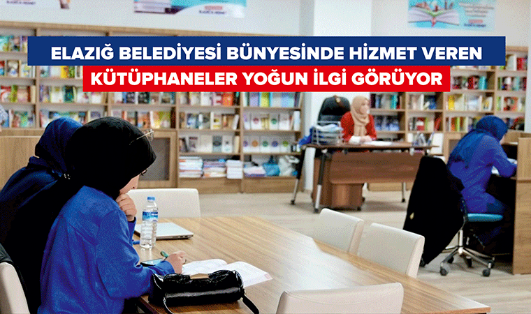 Kütüphanelere yoğun ilgi