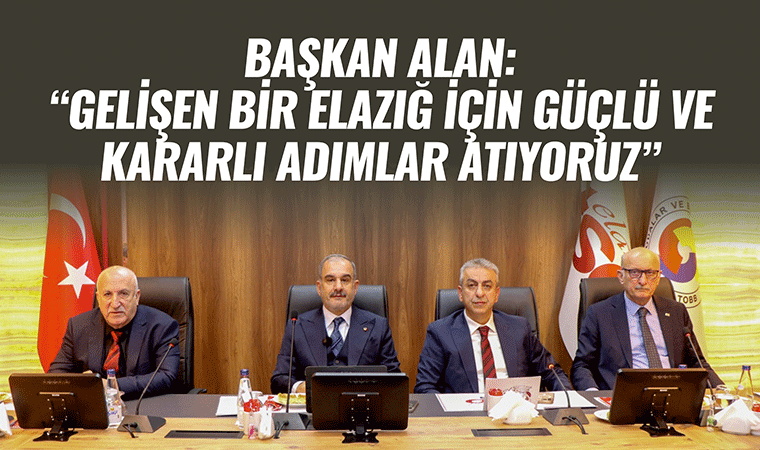 Alan; Kararlı adımlar atıyoruz