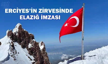 Erciyes'te Elazığ rüzgarı esti