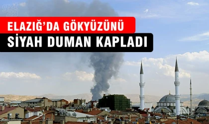 Elazığ’da fabrika yangını!