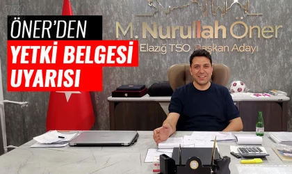 Öner’den üyelere çağrı