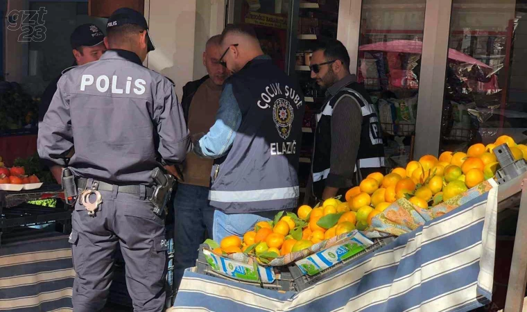 Elazığ’da okul önü denetimleri sürüyor