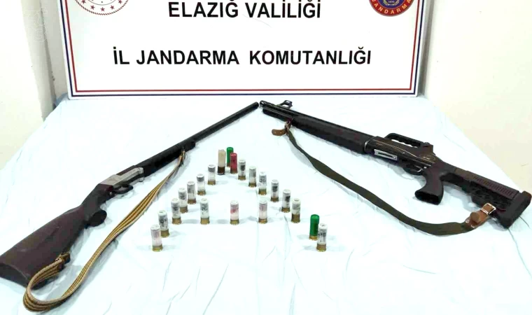 Elazığ’da ruhsatsız silah operasyonu