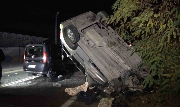 Elazığ’da trafik kazası: 1 ölü, 3 yaralı