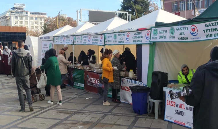 Gazze etkinliğine yoğun ilgi