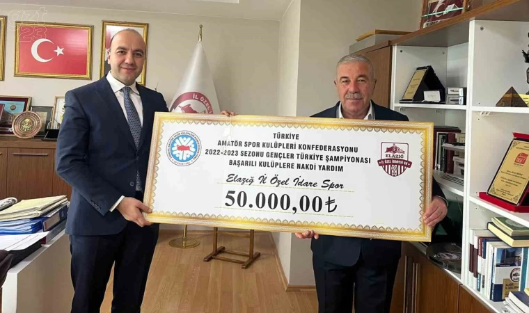 İl Özel İdaresi Spor Kulübü ödüllendirildi