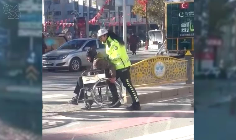 Polislerden örnek davranış