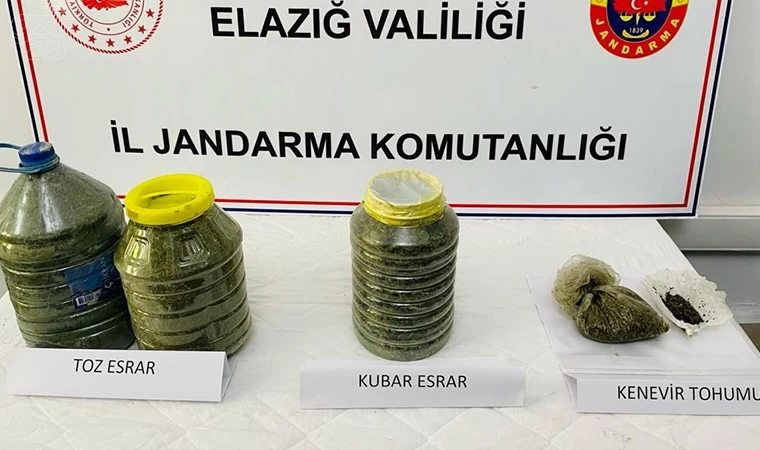 14 kilo esrar ele geçirildi