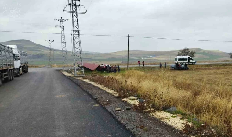 Elazığ’da trafik kazası:2 yaralı