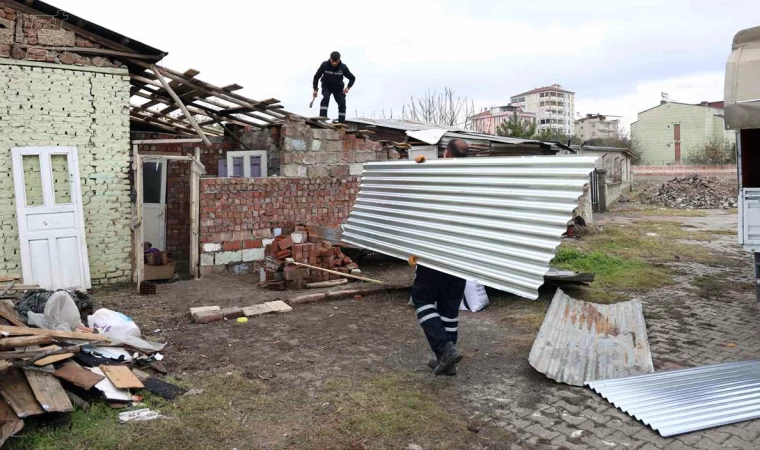 Yardım için Elazığ Belediyesi yetişti