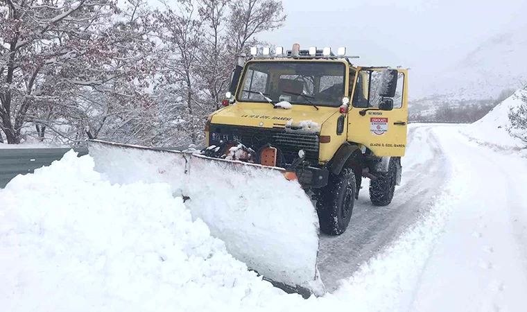 Elazığ’da 337 köy yolu ulaşıma açıldı