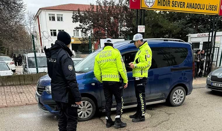 Elazığ’da okul önü denetimleri sürüyor