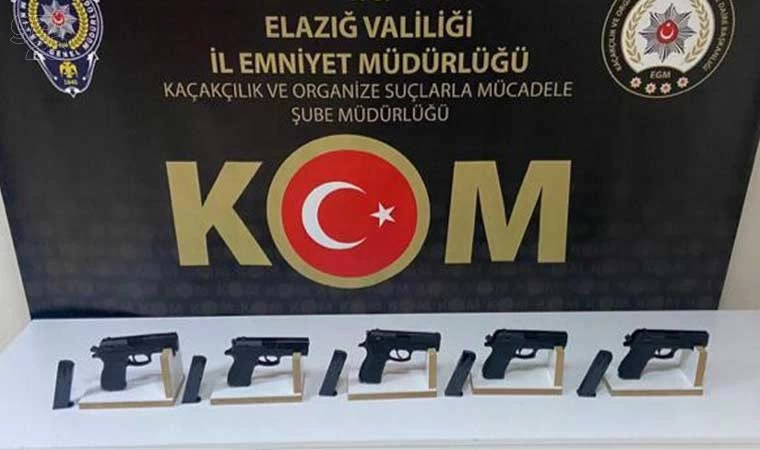 Elazığ’da silah taciri 2 şüpheli tutuklandı