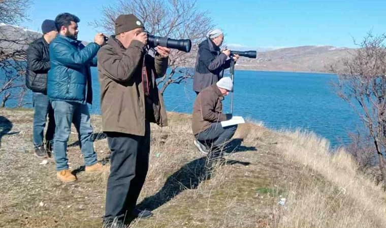 Elazığ’da su kuşu popülasyonunun tespiti için çalışma yapıldı