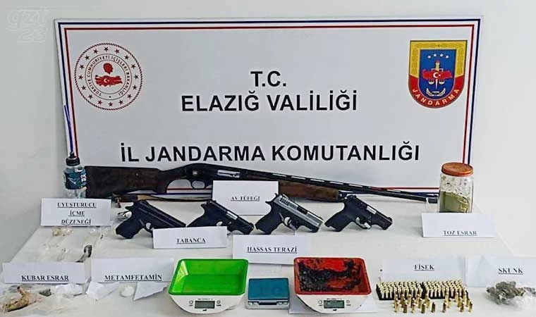 Elazığ’da uyuşturucu operasyonu