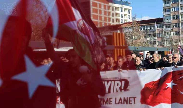 Teröre lanet, Filistin’e destek yürüyüşü