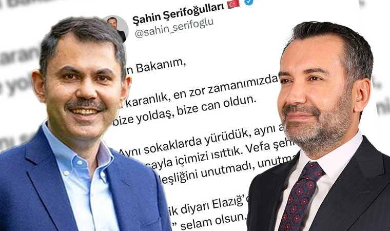 Şerifoğulları, Murat Kurum’a sosyal medyadan selam gönderdi