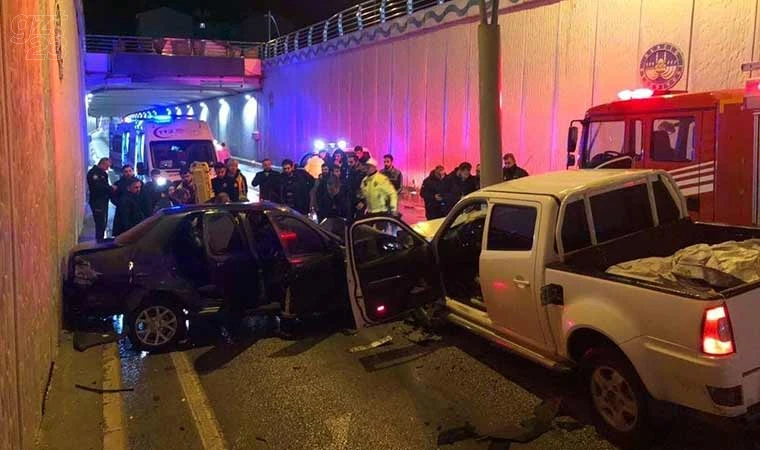 Elazığ’da trafik kazası: 2 yaralı