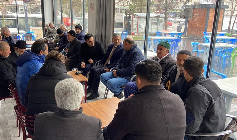 Keleş, Karakoçan'da temaslarda bulundu