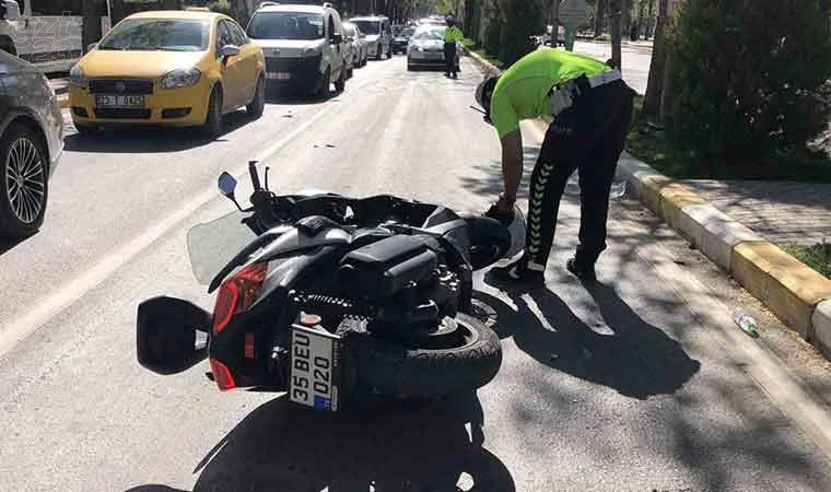 Elazığ’da motosiklet devrildi: 2 yaralı