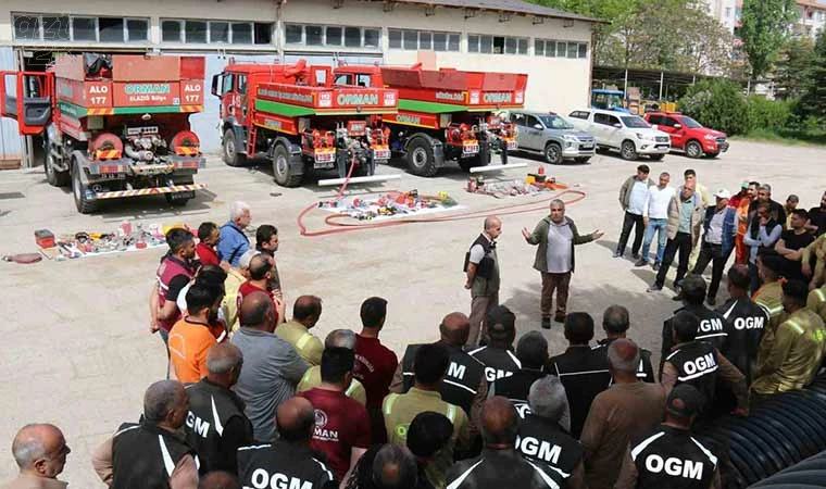 Yangın ile mücadele eğitimleri sürüyor