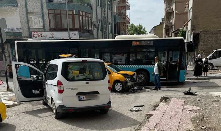 Elazığ’da trafik kazası: 1 yaralı