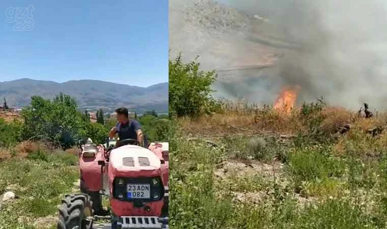 Baskil'de kuşlar yangına sebep oldu