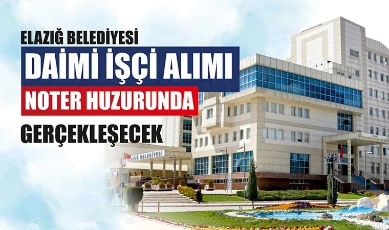 Belediye işçi alımı kura tarihi açıklandı