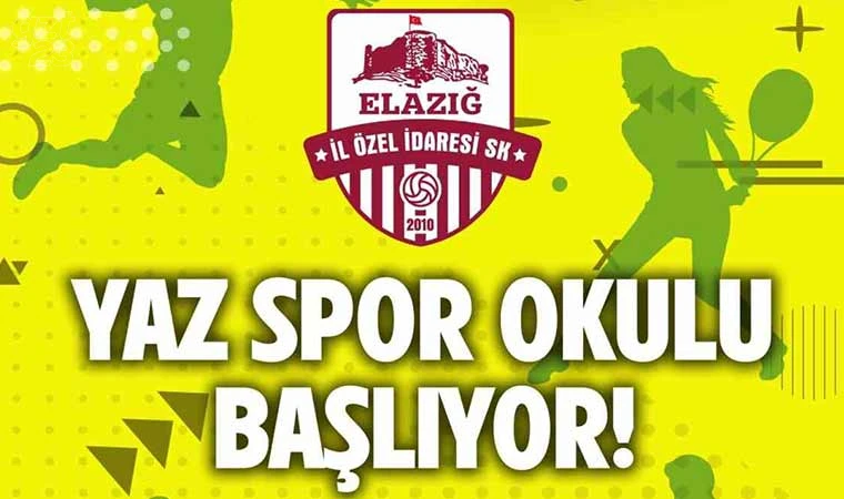 Elazığ İl Özel İdare yaz spor okulu ve yaz teknoloji kampı kayıtlarına başladı