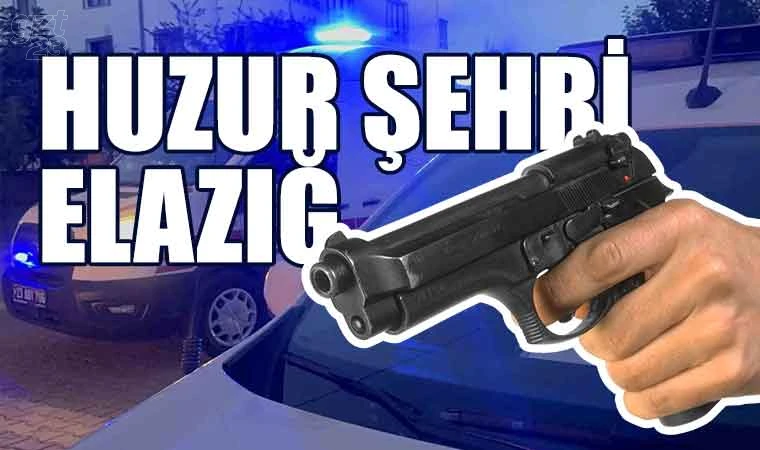 Elazığ’da silahlı kavga: 2 yaralı