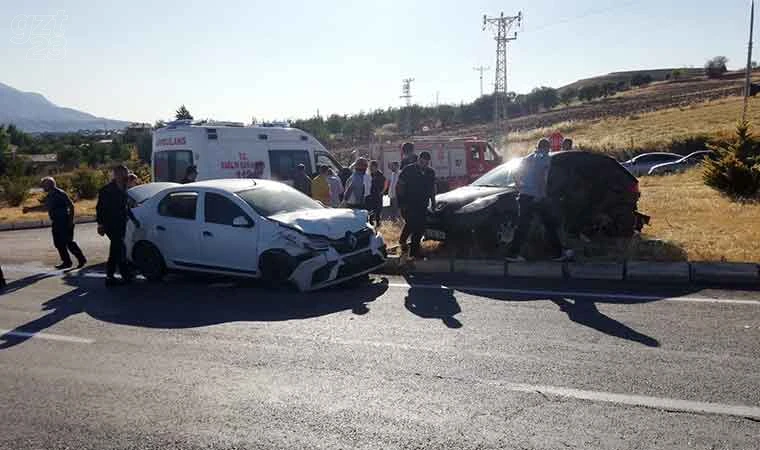 Elazığ’da trafik kazası: 1 yaralı