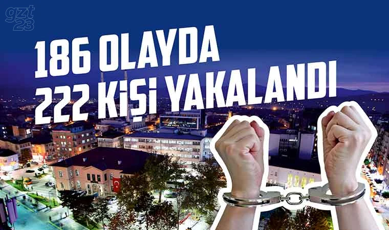 Haftalık asayiş verileri açıklandı