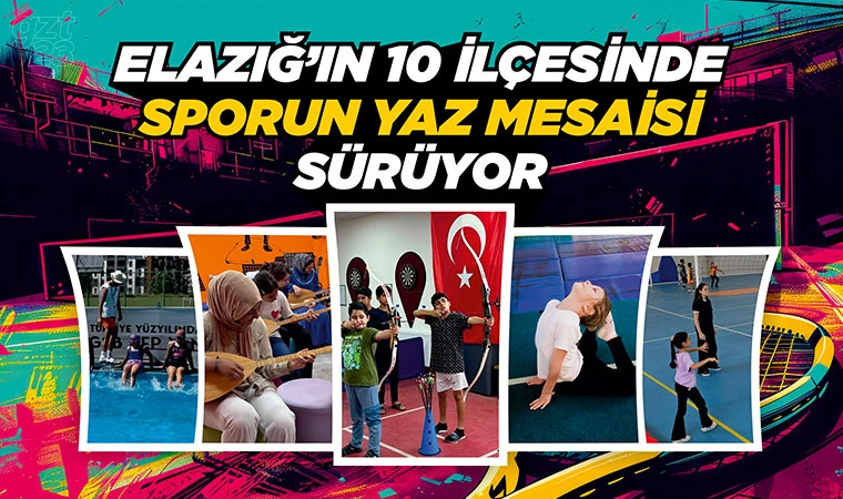 İlçelerde sporun yaz mesaisi sürüyor