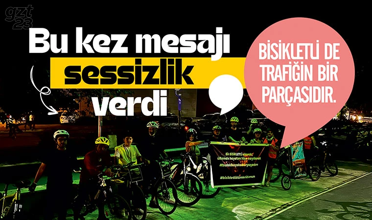 Pedallar sessizce çevrildi